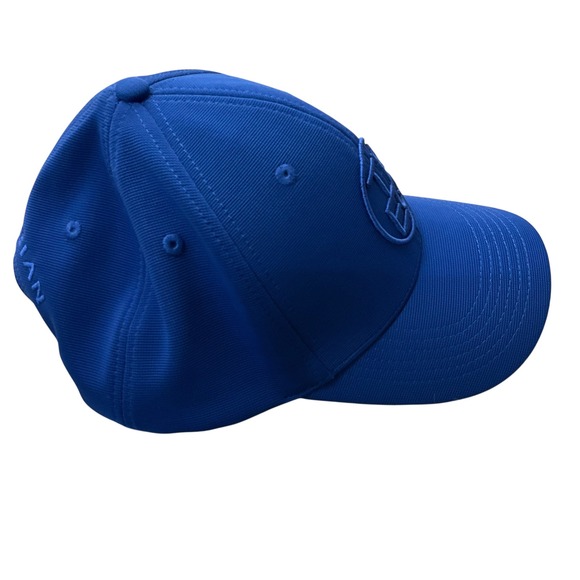 TKEQ Equestrian Royal Blue Snapback Baseball Cap Hat Tonal Logo NWT - Picture 4 of 5